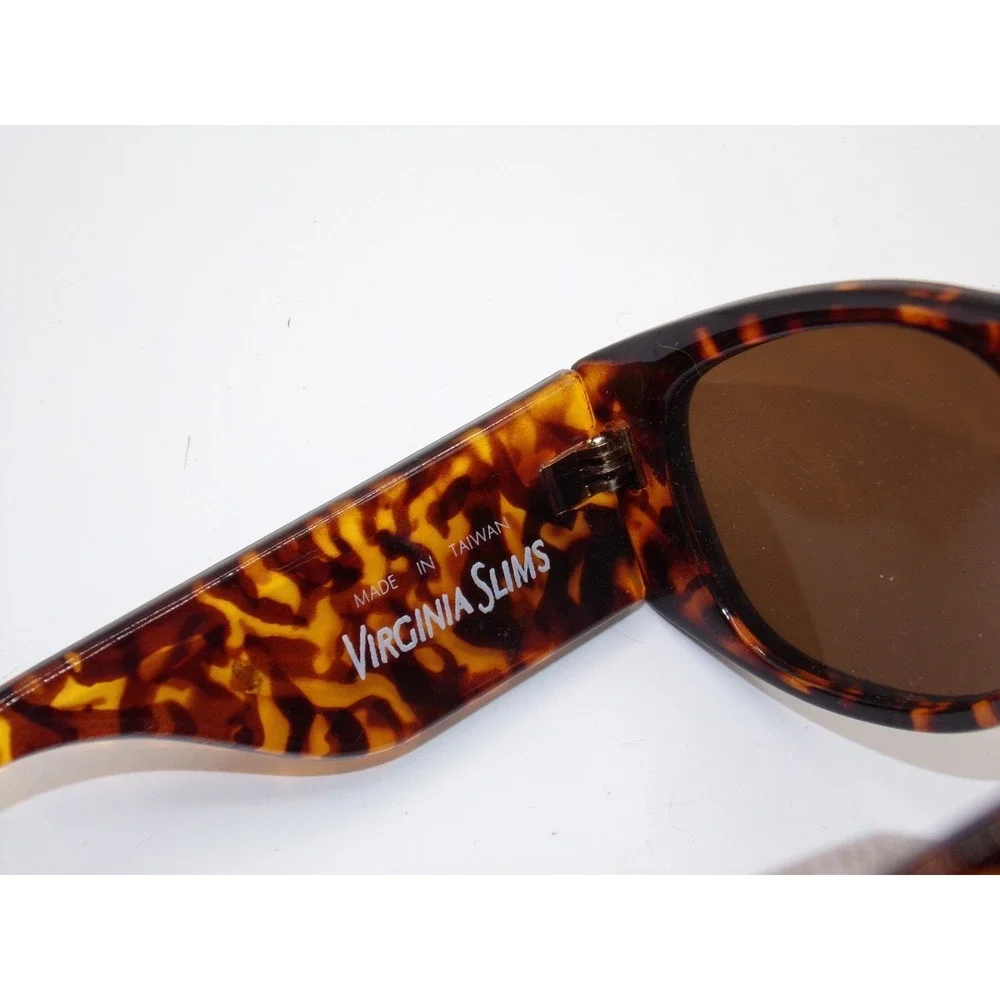 VTG 90's Virginia Slims Black Sunglasses Cigarette Promo Theatre Prop Retro